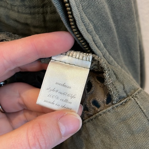 Harper Eyelet Utility Jacket Size Medium - Picture 7 of 8